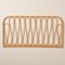 Baxton Studio Carrick Modern Bohemian Natural Brown Rattan Queen Size WallMount Headboard 211-12754-ZORO - alternate 3